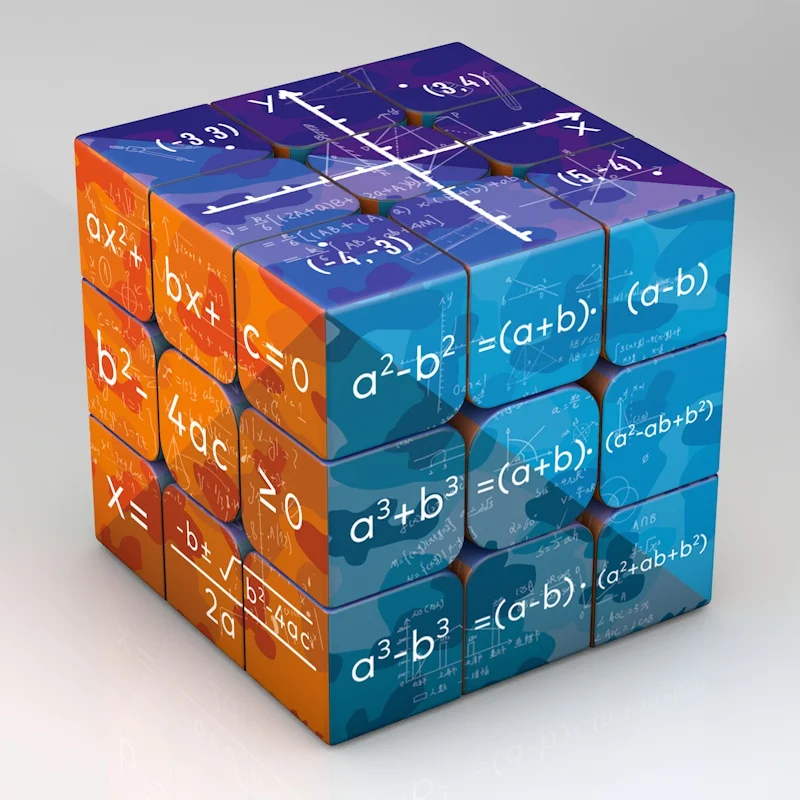 Magic Cube Puzzle Puzzle Cube Educational Toys Magic Puzzle Toy Puzzle Toys 3x3x3 Magic Puzzle Cube Math Chemistry Element Physical Kids Puzzle Cube with Base Magico Cubo Children's Gifts Educational Toys