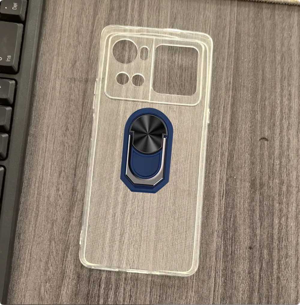 Enhanced Product Title:   
Soft TPU Silicone Phone Case with Back Finger Ring and Bracket