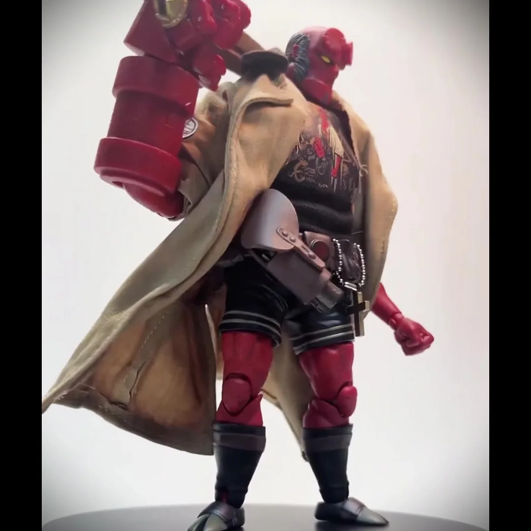 1/12 Scale Hellboy Action Figure 6-Inch Movie Toy
