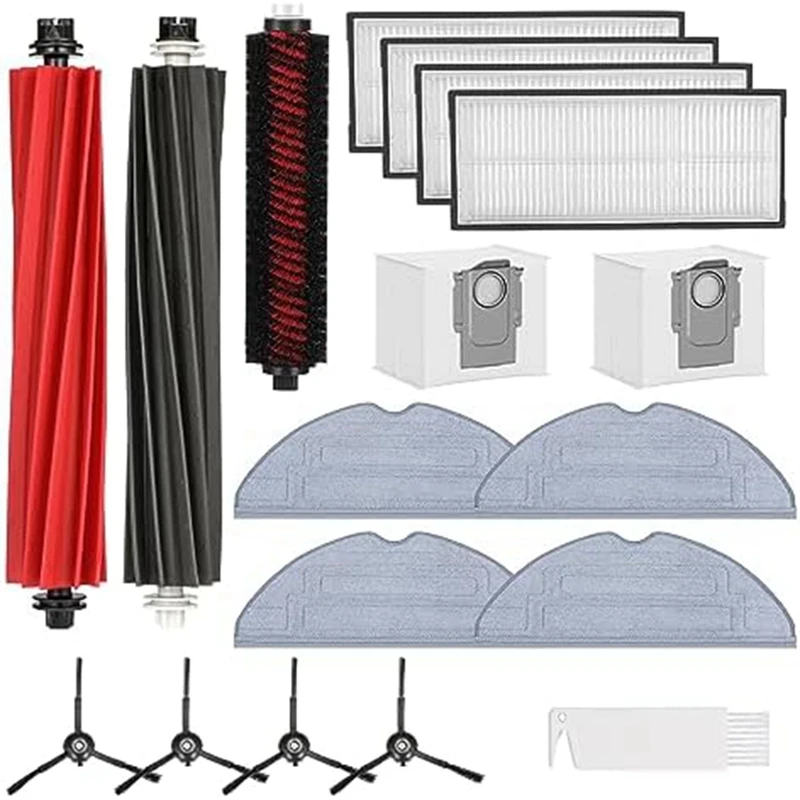 

Accessories For Roborock S8 Pro Ultra S8 S8+ Main Side Brush Filter Dust Bag Robot Vacuum Cleaner Spare Parts