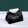 New PU Leather Tissue Box Car Tissue Box Creative Home Living Room Holder Hotel Carton Household Storage Decoration 2