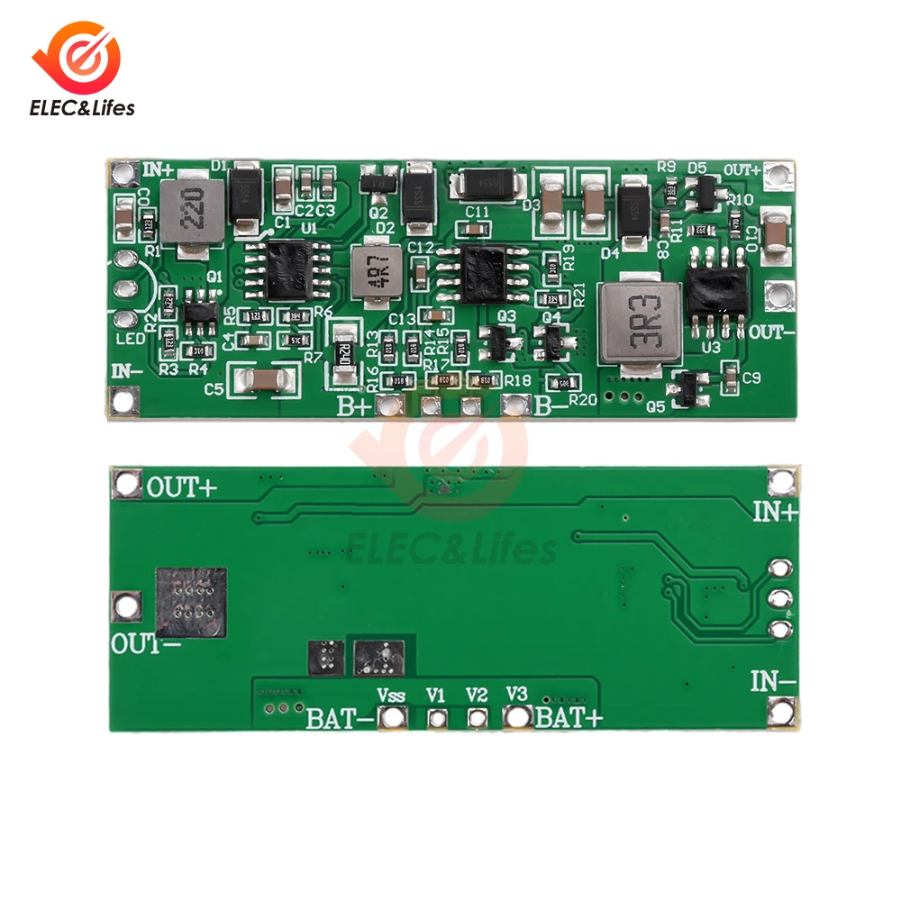 DC 12V 36W 3A UPS Power Supply Module Uninterruptible Power Control Board 3S Charging Step Up Protection Module dc power supply uninterruptible power supply portable ups mini ups
