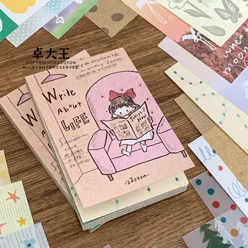 90 Pezzi/Libro Carta Base Mista per Scrapbooking Fai-da-Te, Carta per Messaggi e Appunti
