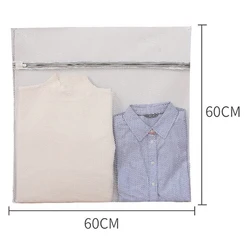 Durable White Mesh Laundry Bag Organizer (Cw-60x60)