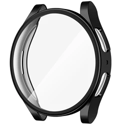 Enhanced TPU Full Cover Case with Screen Protector for Smartwatches, 40mm/44mm (Black)