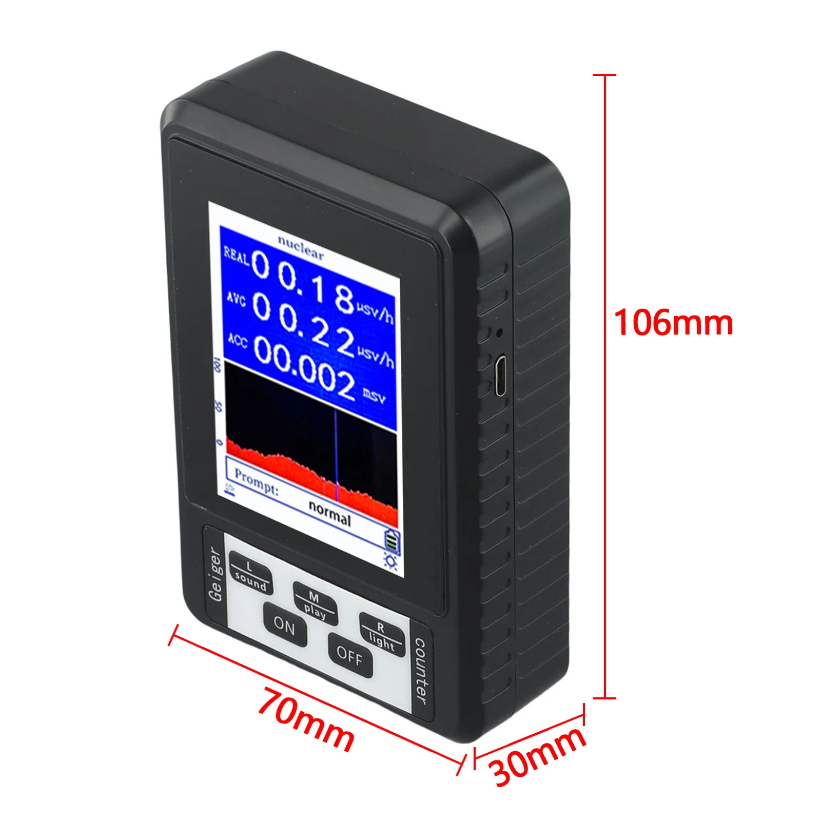 

High Performance Geiger Counter Nuclear Radiation Detector for Material Inspection and Radiopharmaceutical Screening