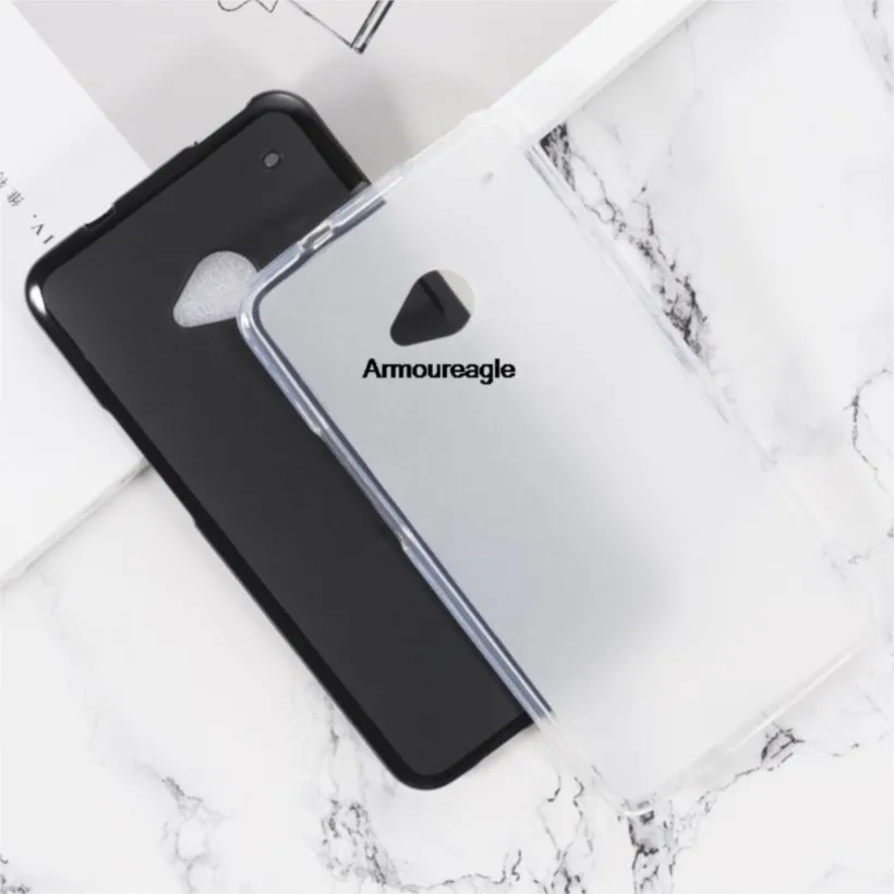 Guard Protector One M7 Case Matte Soft Silicone Tpu Back Cover For Htc One Phone Case Slim Shockproof