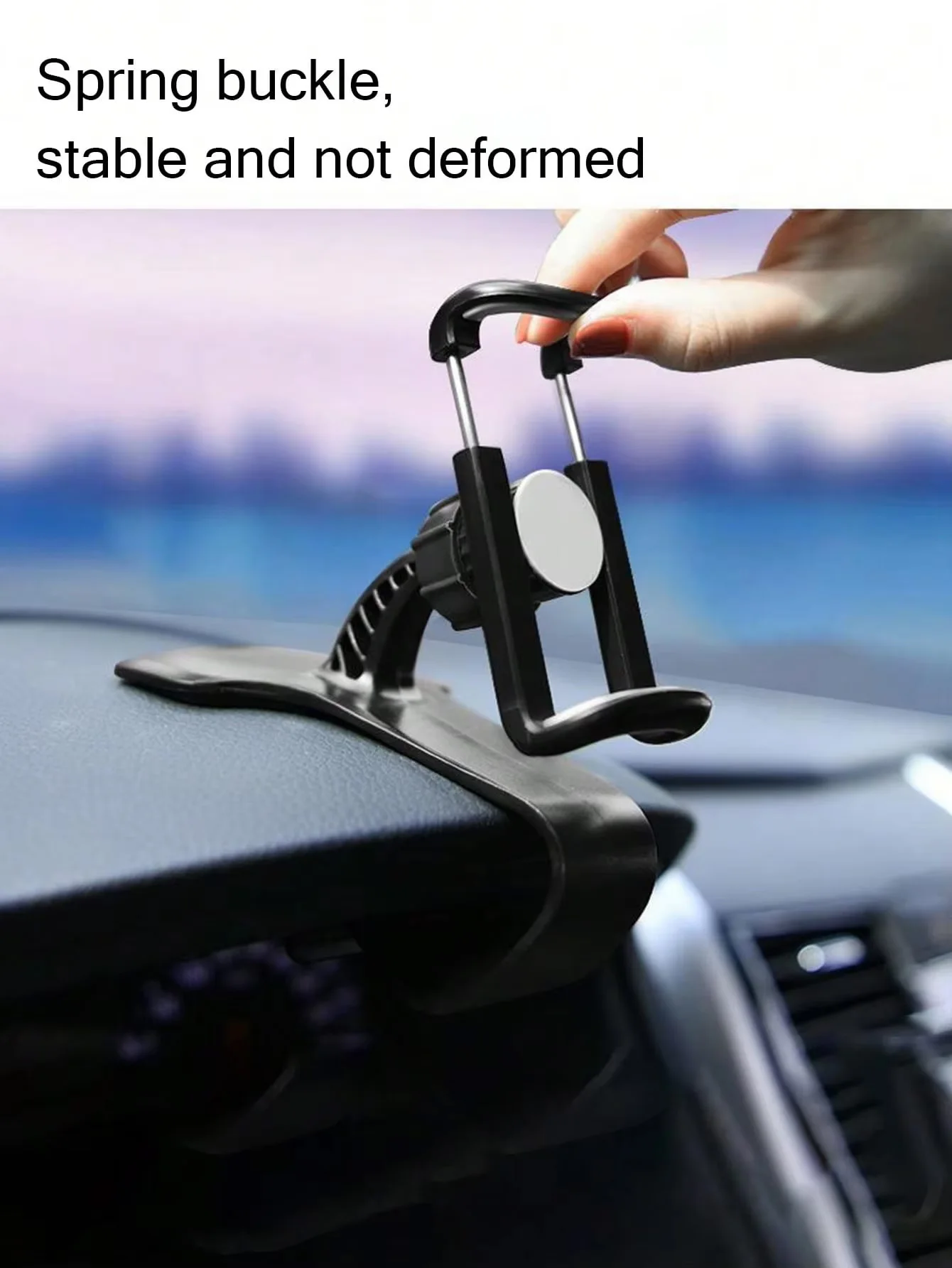 Universal 360° Rotating Car Dashboard Phone Holder & Mounting Bracket