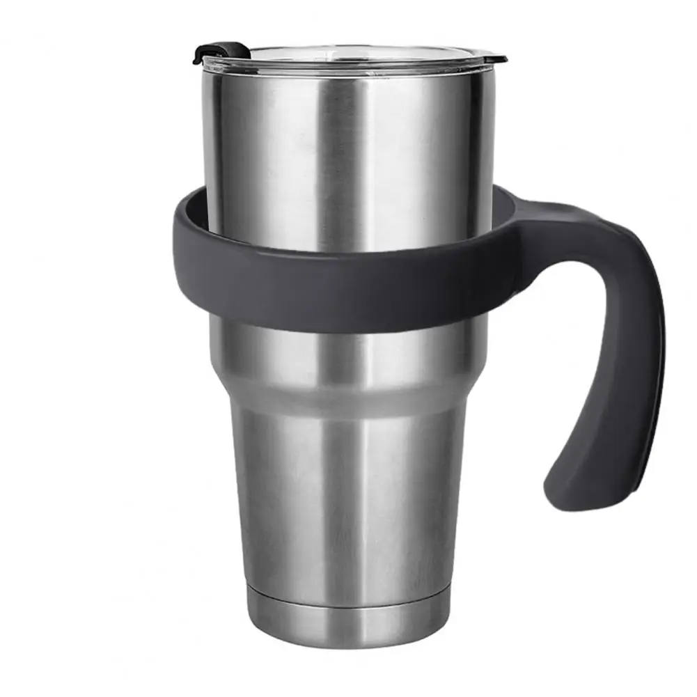 2 Pcs Tumbler Handle Travel Mug Handles for 20/32oz Tumbler Cup Accessories Attachment Ergonomic Grip Anti Slip Car Cup Holders