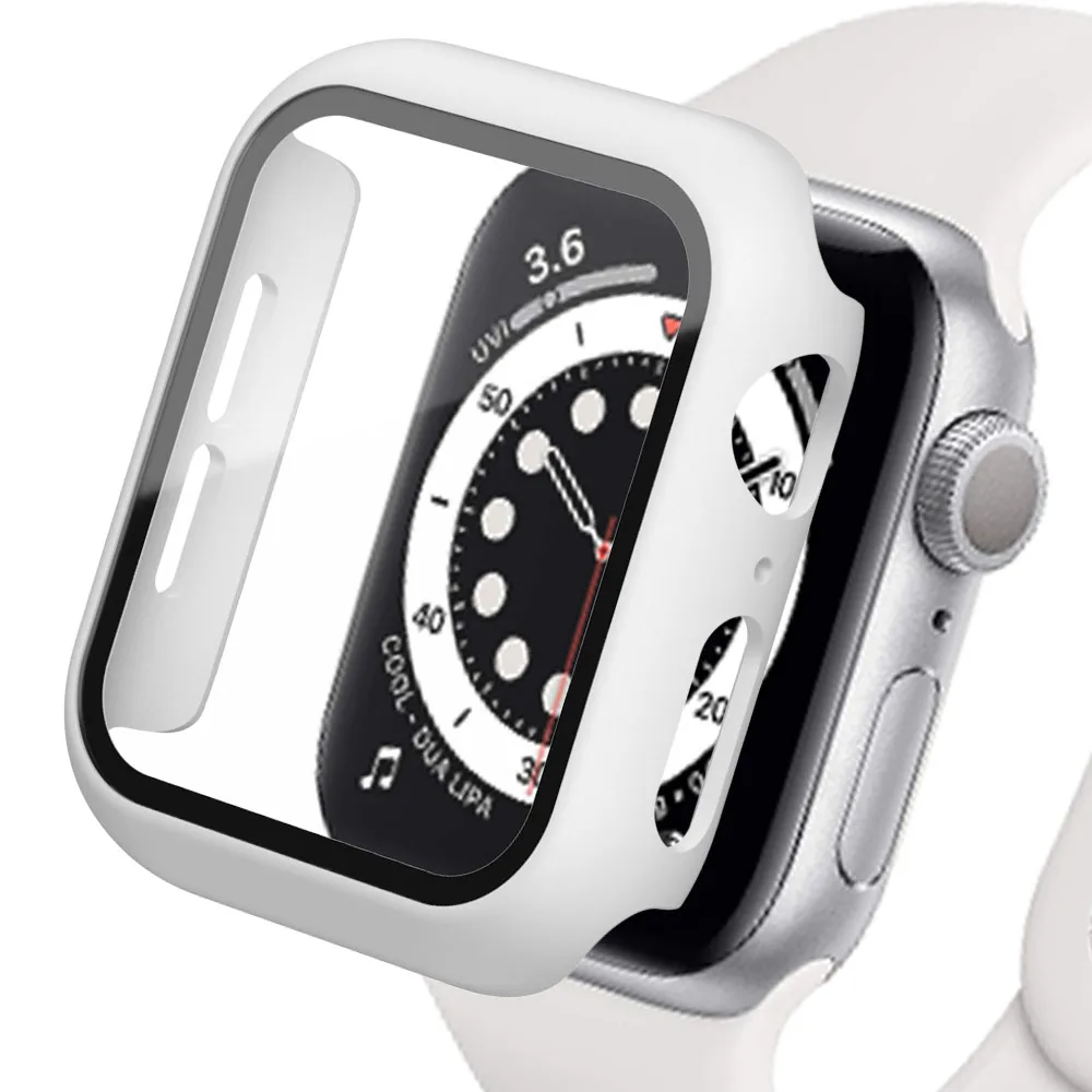 Premium Glass Screen Protector Case for Apple Watch - Durable Protection Cover Accessories