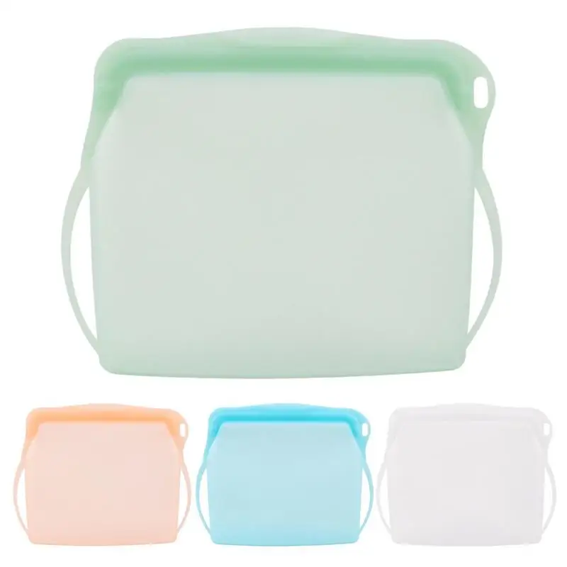 Silicone Reusable Food Storage Bags 1000ml Leakproof