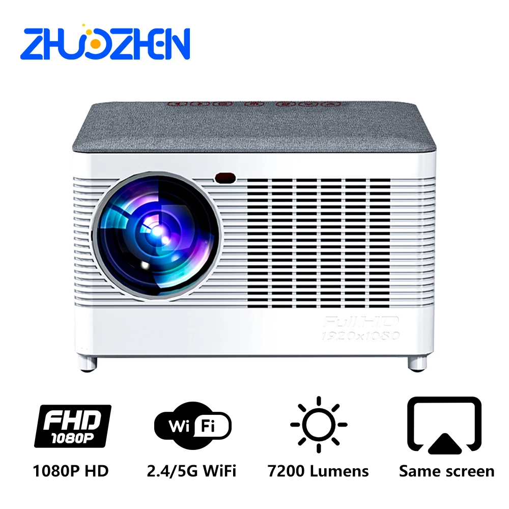 7200 Lumens Support 4k Projectors Video Beamer for Home Zhuozhen ST300
