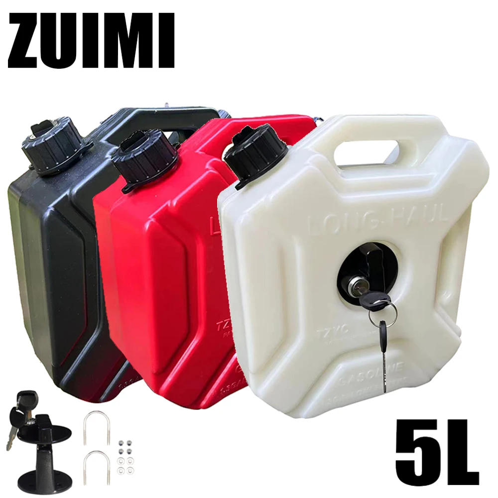5L Fuel Tanks Plastic Petrol Cans Car Jerry Can Mount Motorcycle Jerrycan Gas Can Gasoline Oil Container fuel Canister BMW petrol can,motorcycle fuel container,car fuel tank