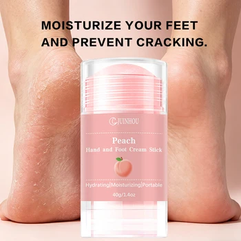 JUINHOU Peach Anti-chapped Foot Cream is Suitable for Dry Cracked Feet It Moisturizes Dry Feet and Heels and Prevents Cracking 1