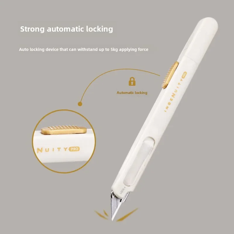 Pocket Utility Knife 9mm 30 &deg; Blade Craft Knife For Vinyl Car Film Decals Widnow Film Cutting DIY Tool No Shaking Cutter