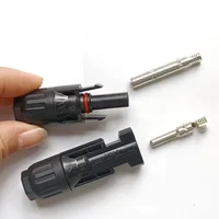 Connecteur solaire PV DC 30A 50A, 100/60/40/20/10 pièces, Kit de connecteurs de panneau Stecker pour câble PV/MC 2.5/4/6/10 mm2 1500VDC 1000VDC 3