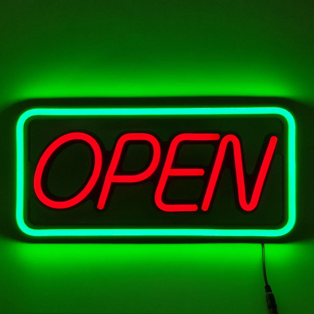 LED Open Signs Budweis Beer Neon Sign for Bar Pub Club Store Shop Hanging Window Wall Decor AD Signs
