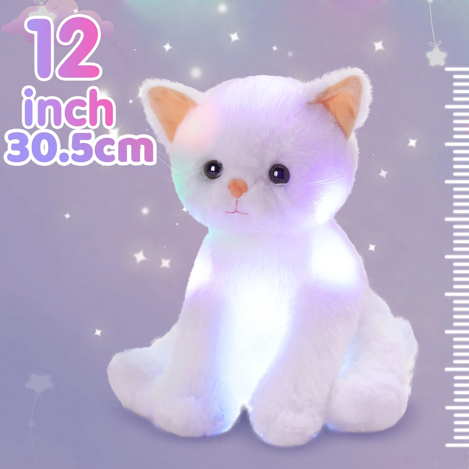 Glowing Musical Cat Plush Toy 3