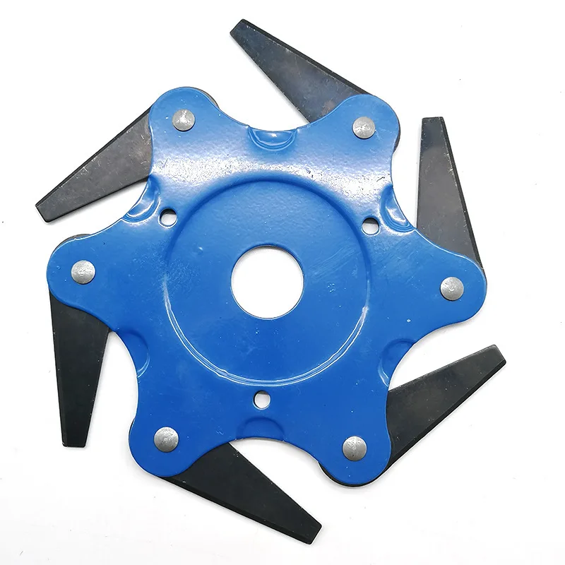 Grass Trimmer Head Universal Grass Trimmer with 6 Teeth Steel Head