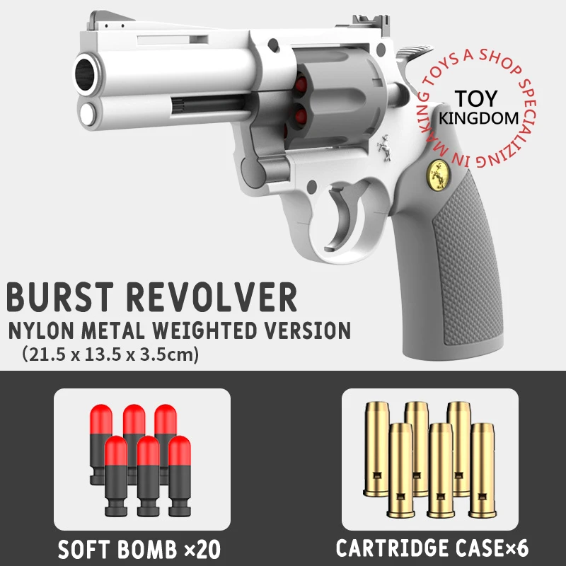 Colt Python Double Action Revolver Jouet Pistolet Pistolet Blaster Lanceur  Balle Molle Tir Modèle Pour Adultes Garçons Cadeaux Danniversaire Du 31,71  €