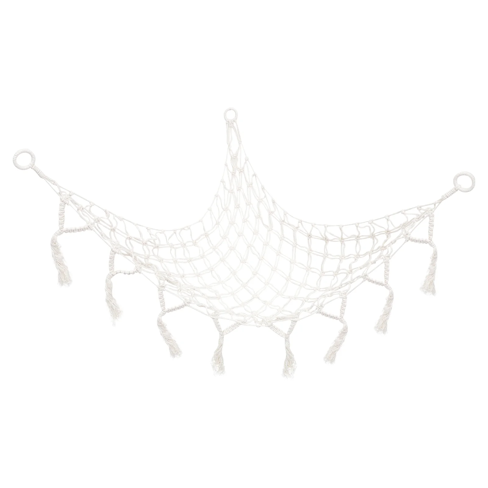 

Stuffed Animal Net Hammock Hanging Macrame Hammock Cotton Storage Hanging Tassel Net Hammock Stuffed Animal Storage Hammock
