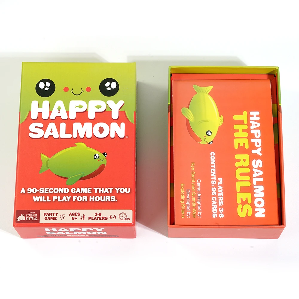 Happy Salmon | Party Card Game | Exploding Kittens