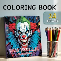 Unique Cartoon Character Designs, Vibrant Makeup Illustrations, Creative Art Therapy for Stress Relief - Engaging Drawing Book 1