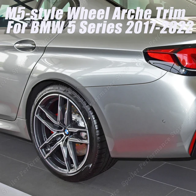Für BMW 5 Series 520 530 540 550 F90 G30 G31 Schwarz Hinten Rad Arch Trim  Fender Kotflügel 2017-2022 auto Rad Arch Verlängerung Set - AliExpress