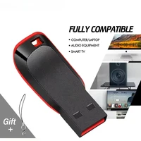 High Speed Genuine USB Flash Drive 128GB Black Pen Drive with Bonus Keychain 64GB Memory Stick 32GB Business Gift 16GB 3