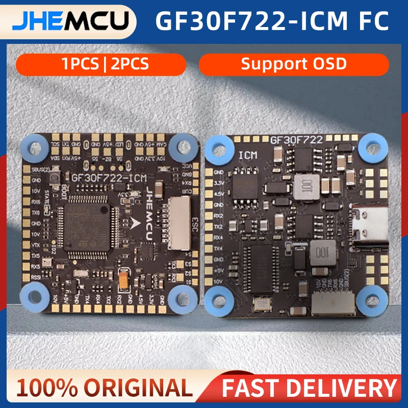 1-2PCS-JHEMCU-GF30F722-ICM-Flight-Control-F7-F722-FC-Dual-BEC-5V-10V ...