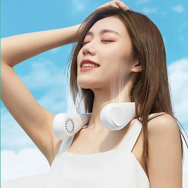 혁신적인 블레이드리스 넥 마운트 선풍기로 여름의 열기를 극복하세요.