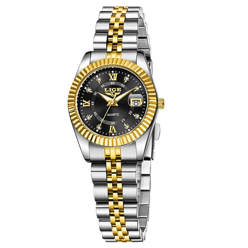 Silver Gold Black