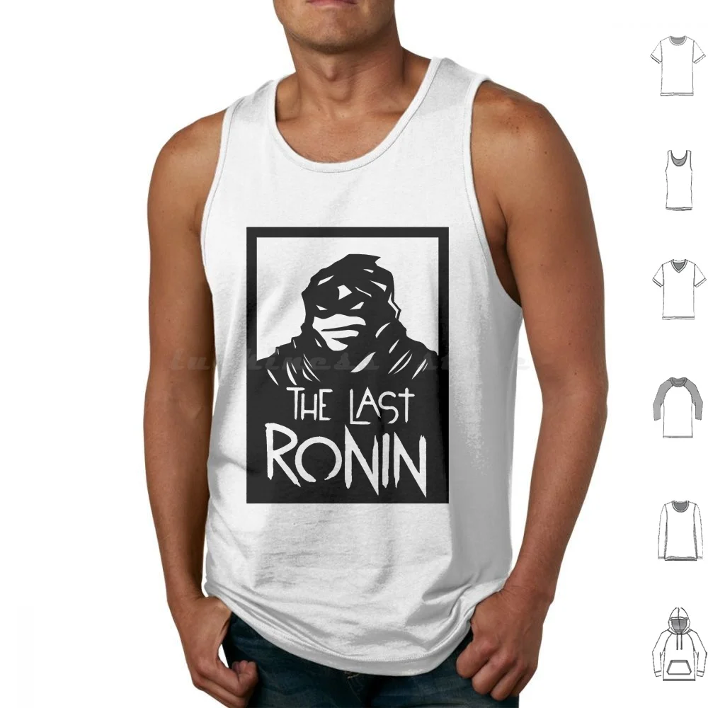 Turtle Last Ronin Silohette Happy Tank Tops Vest Senza Maniche Turtle Last Ronin Silohette Happy