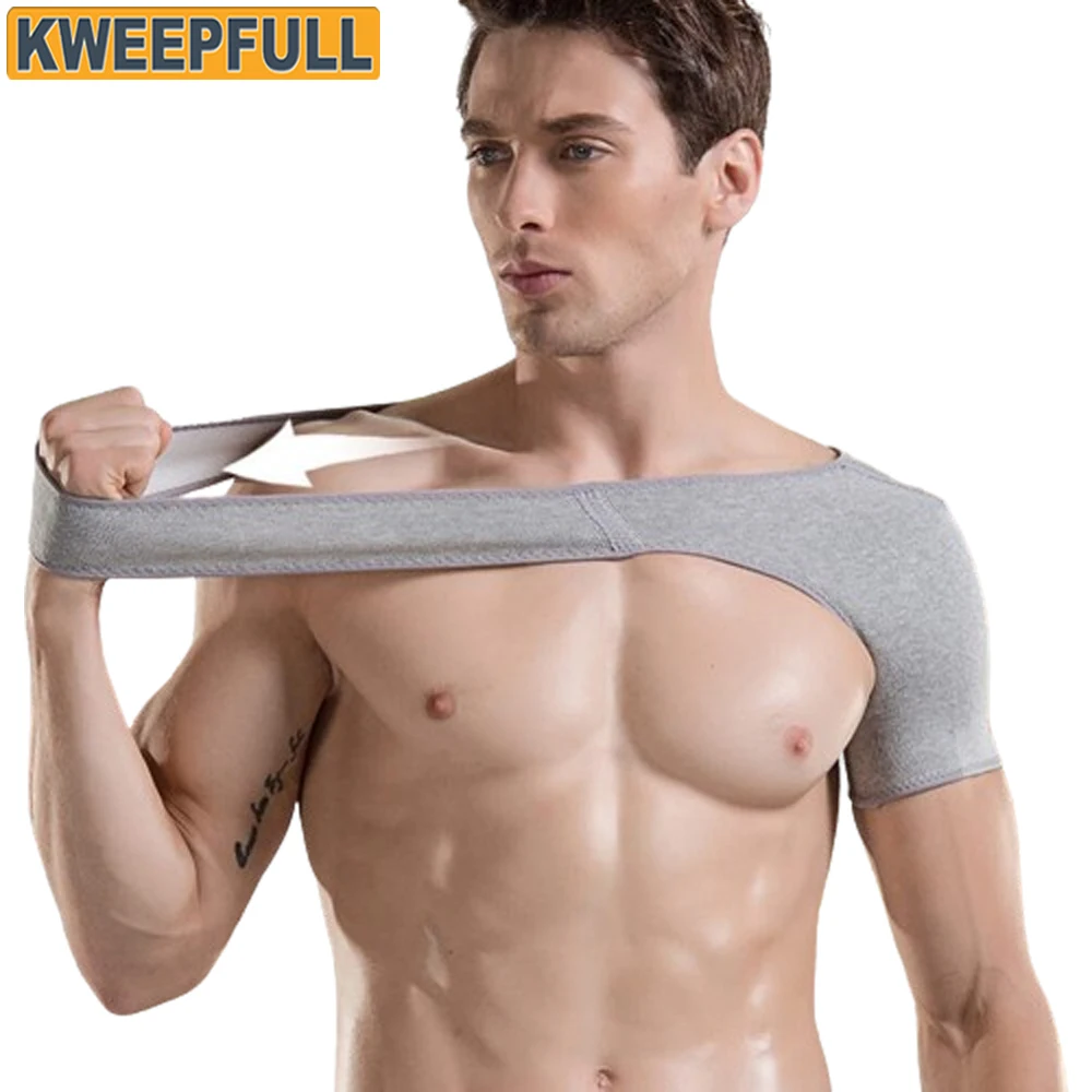 Enhanced Compression Shoulder Support Brace with Adjustable Strap