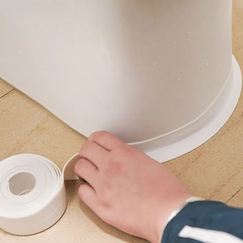 

PVC Waterproof Sealant Tape, Self Adhesive Wall Sticker, Sink Stove Crack Strip, Kitchen, Bathroom, Bathtub Corner