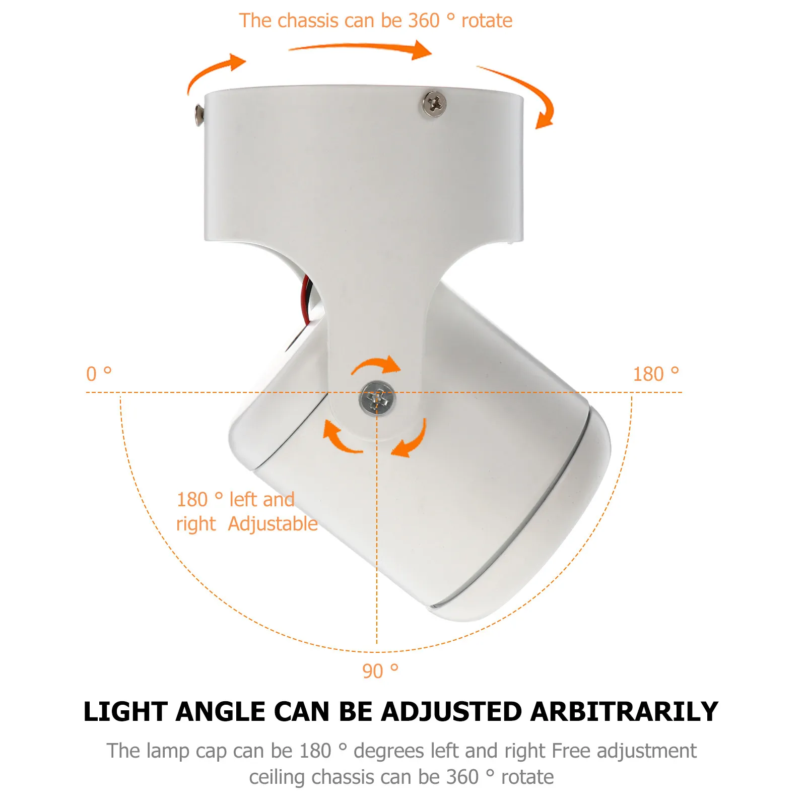7W LED 스포트라이트 천장 벽걸이형 회전식 트랙 조명 레스토랑 바 보석 매장용 조절 가능