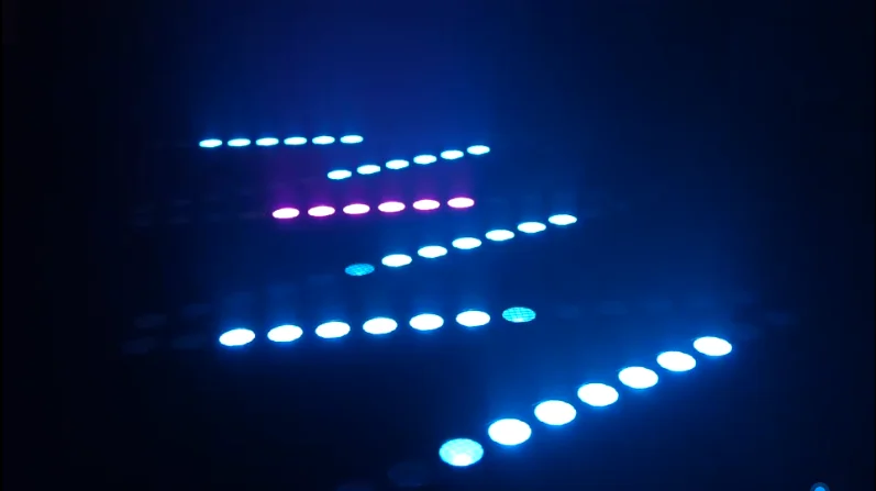 14X20W RGBW COB LED Wall Washer Light Horse-Race Effect Stage Light DMX Backgrou