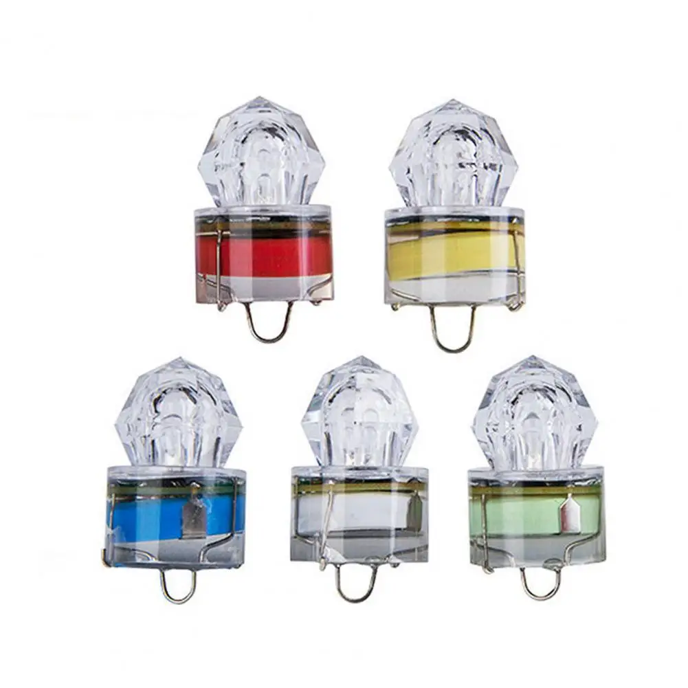 LED Fishing Lamp Underwater Diamond Shape Colorful Fish Luring Light Submersible Deep Drop Gathering Lamp Fishing Accessories fishing accessories,fishing tackle,fishing tools,fishing tool
