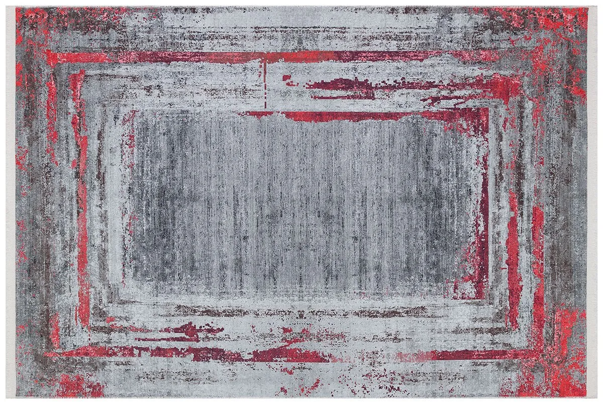 

MVHy.1500 Washable Digital Printed Rug With Tossels