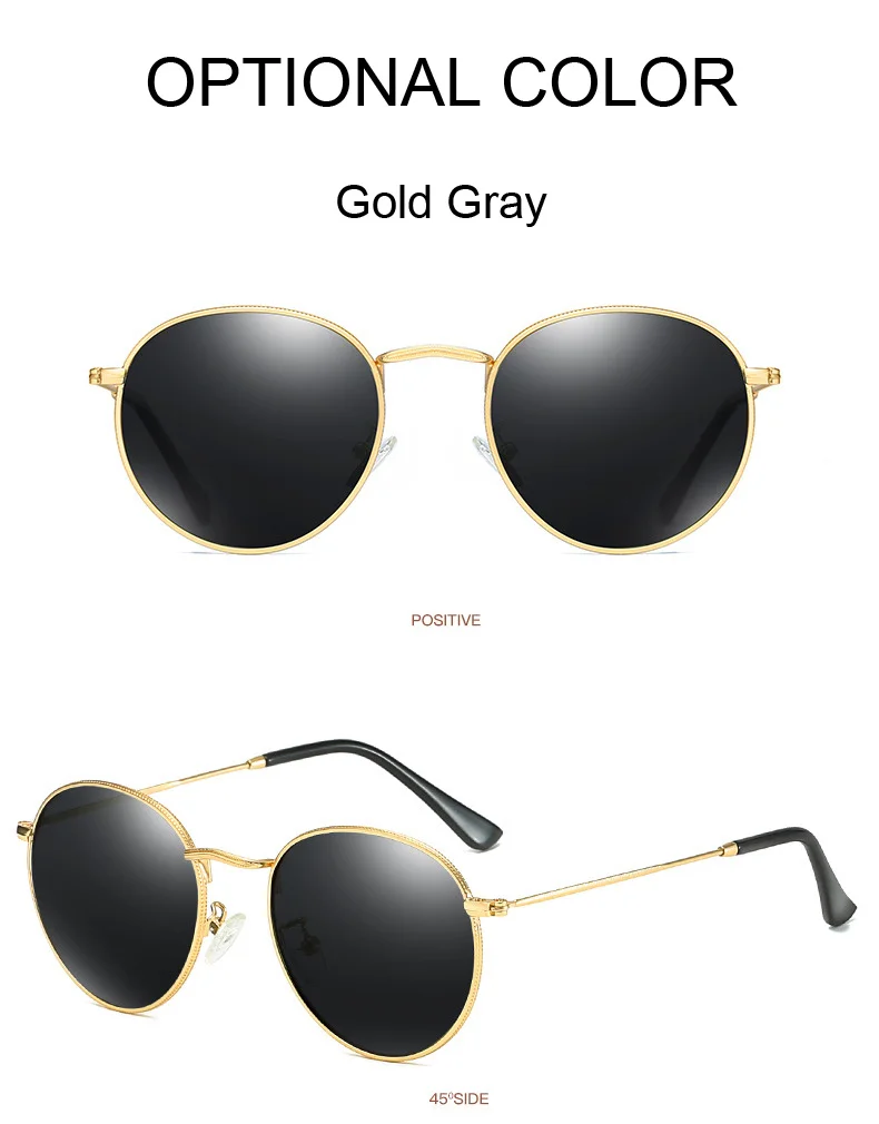 Classic Polarized Sunglasses For Men Retro Vintage Designer Style_voghion.com