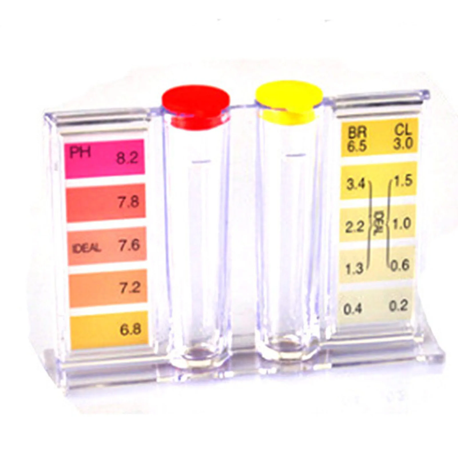 

2-Way Swimming Pool & Spa Test Kit Reagent pH Indicator Phenol Red for Chlorine and pH Test