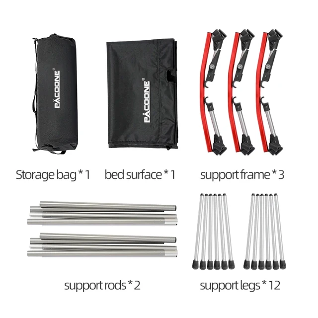 휴대용 캠핑 간이 침대로 편안한 여행을 누려보세요.