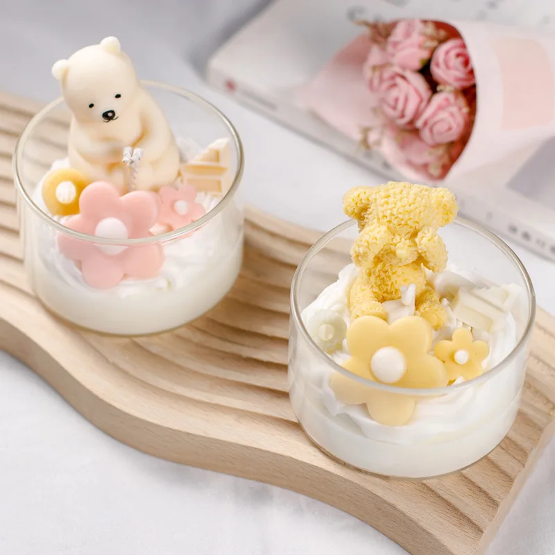 

1PC/7oz Candle Jars Wholesale Clear Empty Glass Container for Scented Candle Vessels Bulk Empty Candles Making Supplies