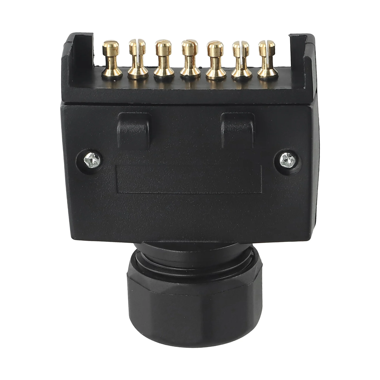 

Australian Standard Connector Flat Plug Male 2.95*2.44*0.75\" 7 Pin Corrosion Resistant Flat Male Trailer Plug