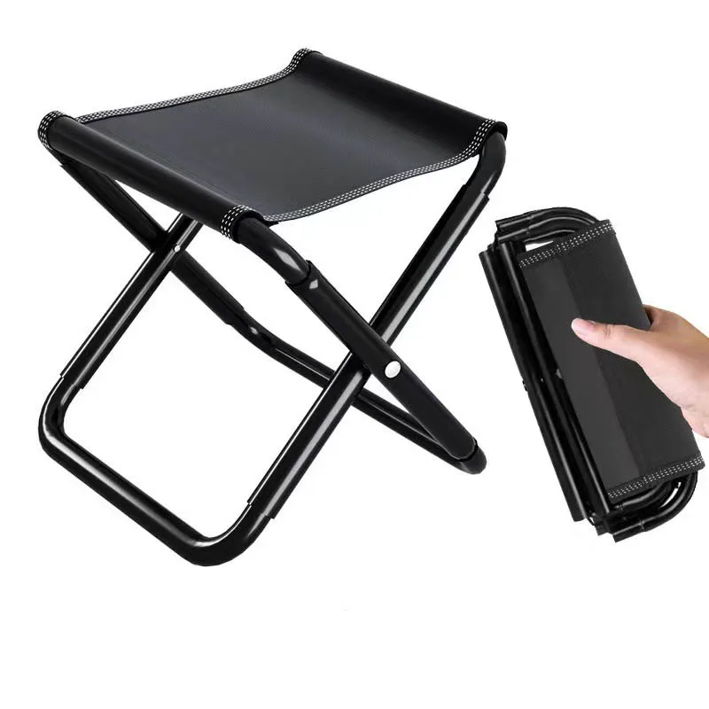 Banc pliant pêche portable - Tabouret multi-usage pour attente pêche et transport