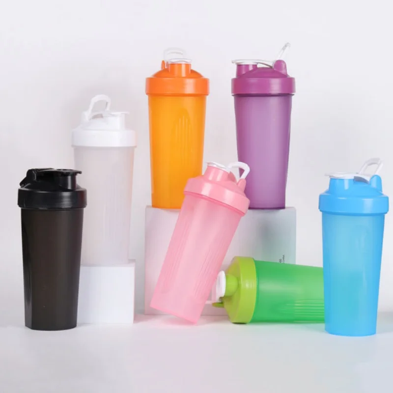 Shaking Cup 600ml/20oz Sports with Metal Stirring Ball for Protein Powder Mixing Hydration