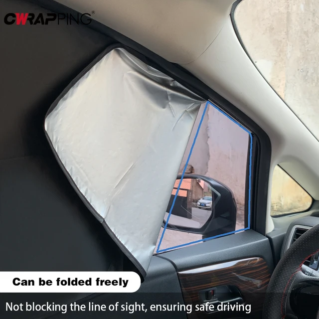 Proteja seu carro do sol com esta cortina magnética para janelas laterais Proteja seu carro do sol com esta cortina magnética para janelas laterais