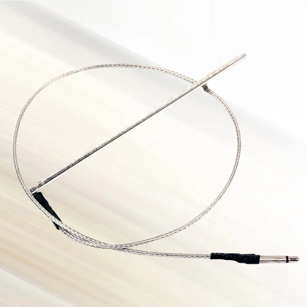 

4.6mm Wide Guitar Pickup Stick Passive Piezo Pickup Saddle Transducer Pickup for Acoustic Guitar PKP23 (Silver)