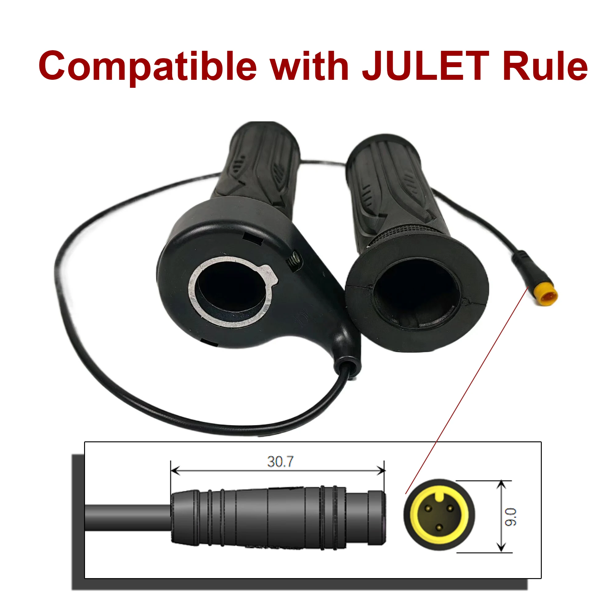 igo-e Electric Bicycle Control Throttle Full Grip Waterproof Cable Compatible With BAFANG Mid Motor And JULET KT controller electric bike throttle electric bike parts electric bicycle cable