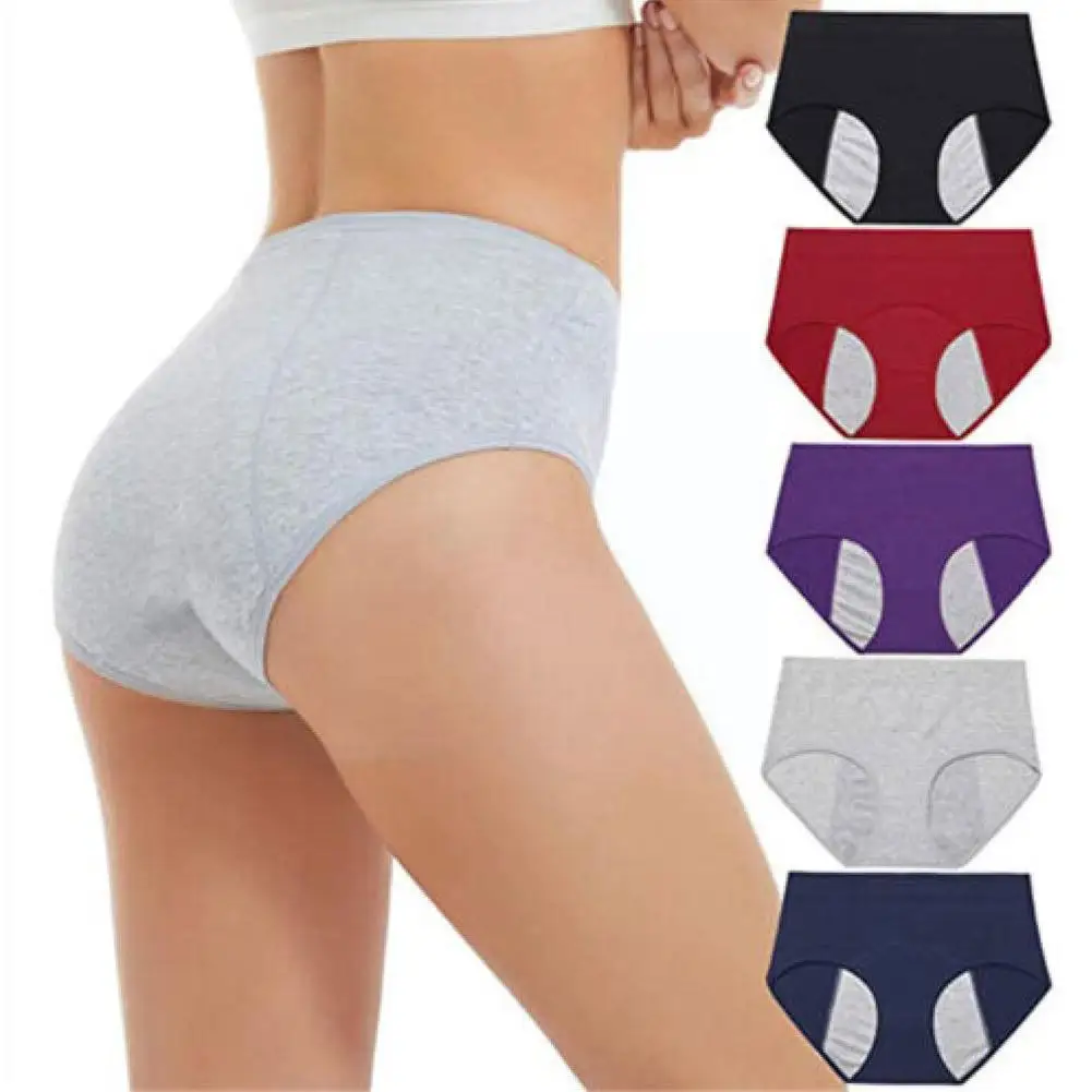 

Panties For Menstruation Cotton Physiological Period Leak Proof Menstrual Panties Women High Waist Culotte Underwear Sexy B S3H4